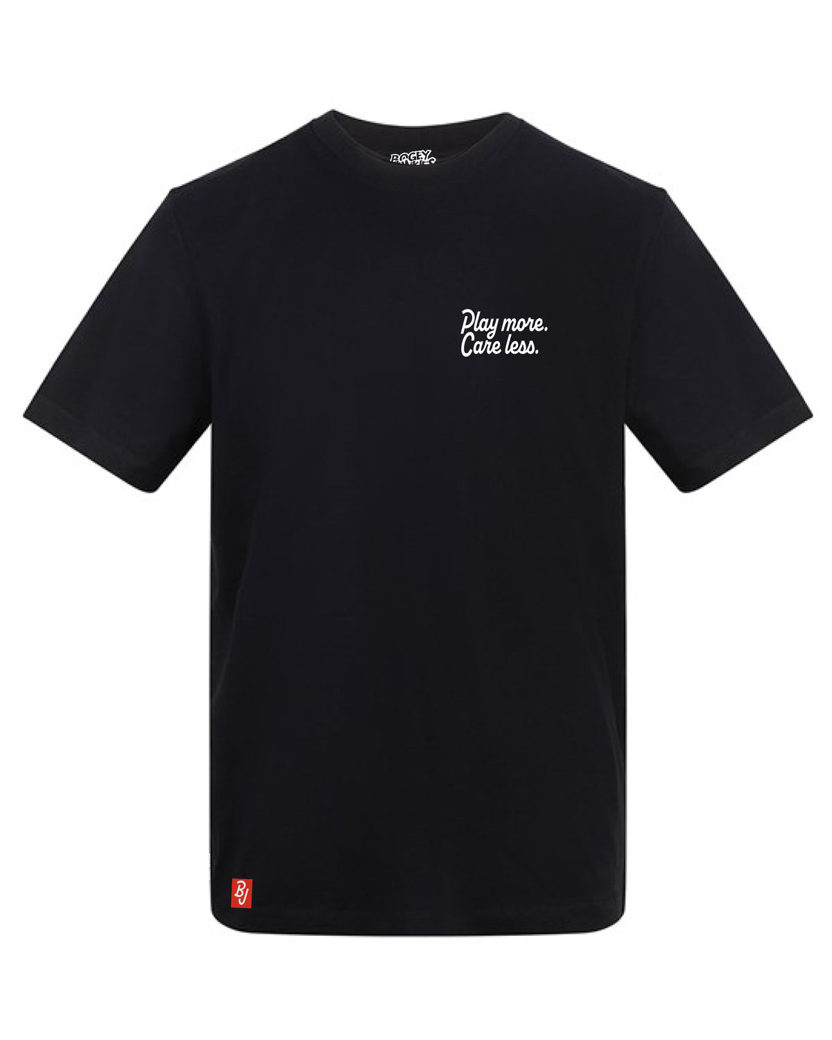 Play More. Care Less. Back Logo Tee