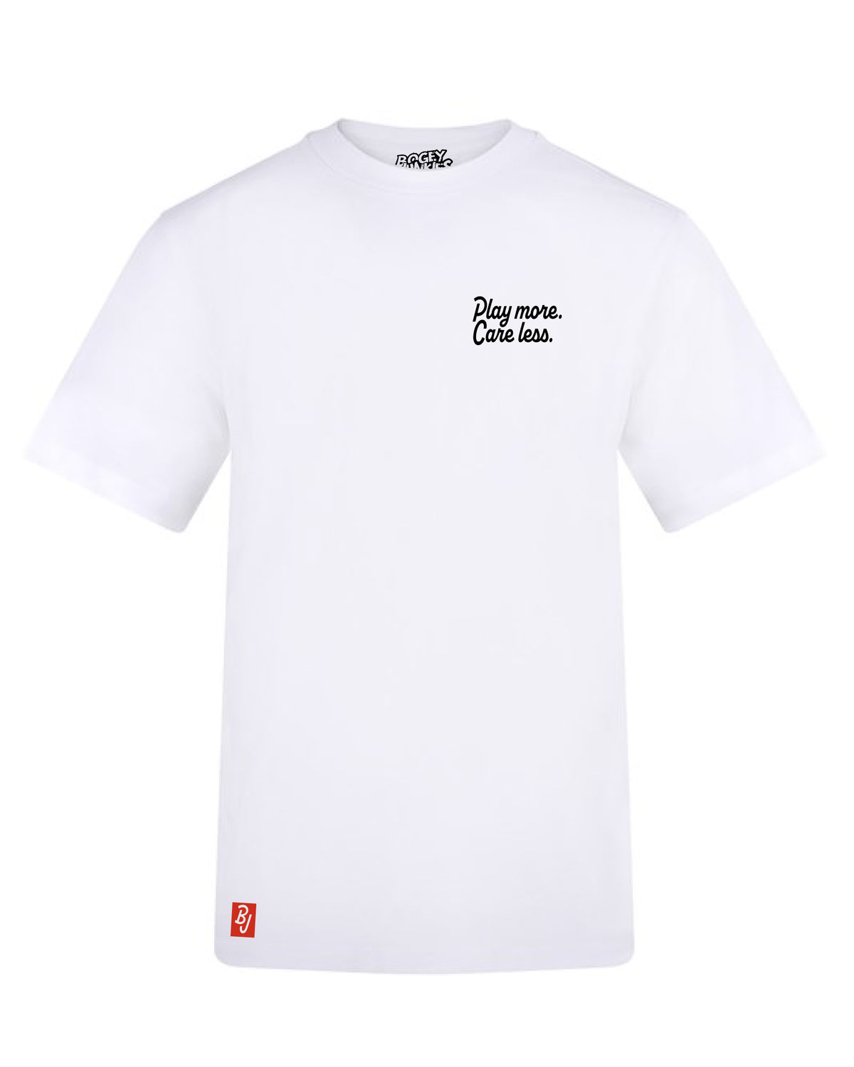 Play More. Care Less. Back Logo Tee
